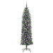 Copac Artificial Slăb de Crăciun cu 300 LED Verde și alb 210 cm - WALTI WALTI
