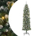 Copac Artificial Slăb de Crăciun cu 300 LED Verde și alb 240 cm - WALTI WALTI