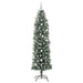 Copac Artificial Slăb de Crăciun cu 300 LED Verde și alb 240 cm - WALTI WALTI