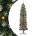 Copac Artificial Slăb de Crăciun cu 300 LED Verde și alb 240 cm - WALTI WALTI