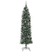 Copac Artificial Slăb de Crăciun cu 300 LED Verde și alb 240 cm - WALTI WALTI