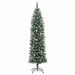 Copac Artificial Slăb de Crăciun cu 300 LED Verde și alb 240 cm - WALTI WALTI