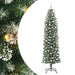 Copac Artificial Slăb de Crăciun cu 300 LED Verde și alb 240 cm - WALTI WALTI