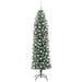 Copac Artificial Slăb de Crăciun cu 300 LED Verde și alb 240 cm - WALTI WALTI