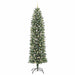 Copac Artificial Slăb de Crăciun Verde și alb 240 cm - WALTI WALTI