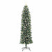 Copac Artificial Slăb de Crăciun Verde și alb 240 cm - WALTI WALTI