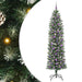 Copac Artificial Slăb de Crăciun cu 300 LED Verde și alb 240 cm - WALTI WALTI