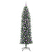 Copac Artificial Slăb de Crăciun cu 300 LED Verde și alb 240 cm - WALTI WALTI