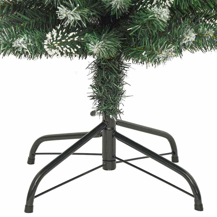 Copac Artificial Slăb de Crăciun cu 300 LED Verde și alb 240 cm - WALTI WALTI