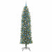 Copac Artificial Slăb de Crăciun cu 300 LED Verde și alb 240 cm - WALTI WALTI