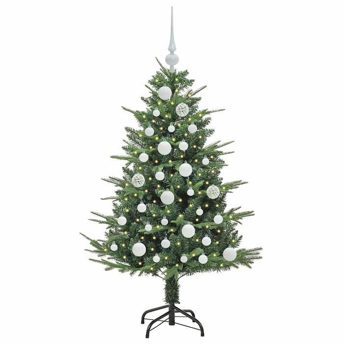 Brad de Crăciun artificial pre-iluminat cu set de bile Verde - WALTI WALTI