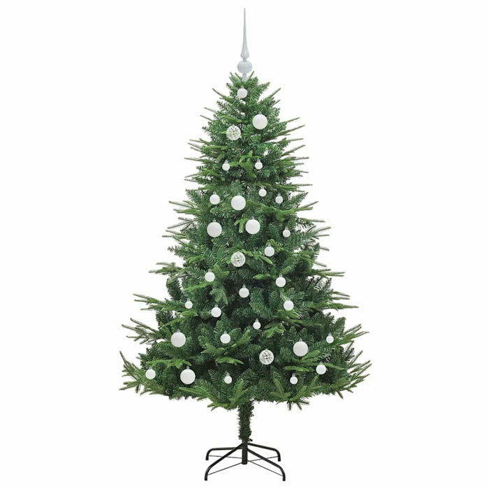 Brad de Crăciun artificial pre-iluminat cu set de bile Verde - WALTI WALTI