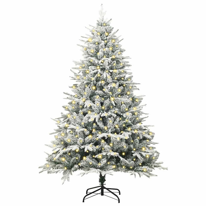 Pom de Crăciun artificial pre-iluminat Verde 180 cm PVC și PE - WALTI WALTI