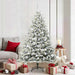 Brad de Crăciun artificial pre-luminat cu set de bile Verde - WALTI WALTI