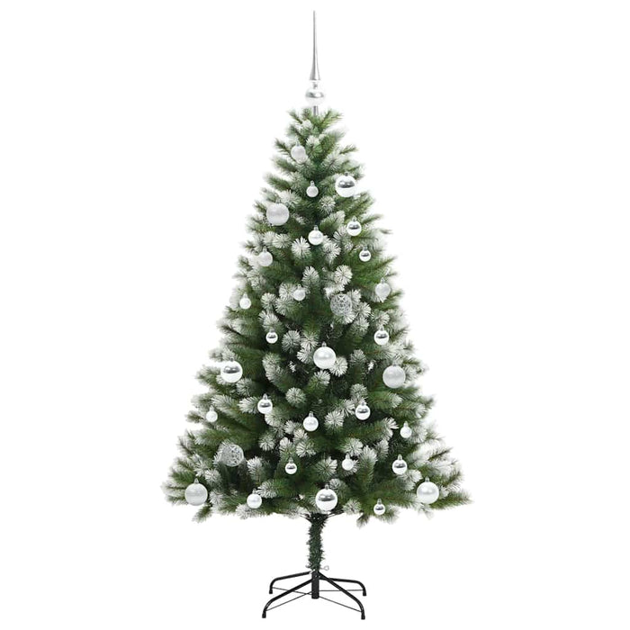 Brad de Crăciun artificial cu articulații și zăpadă înghețată - WALTI WALTI
