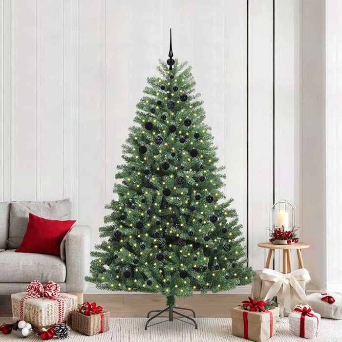 Brad de Crăciun artificial cu ramuri articulare Verde 210 cm - WALTI WALTI