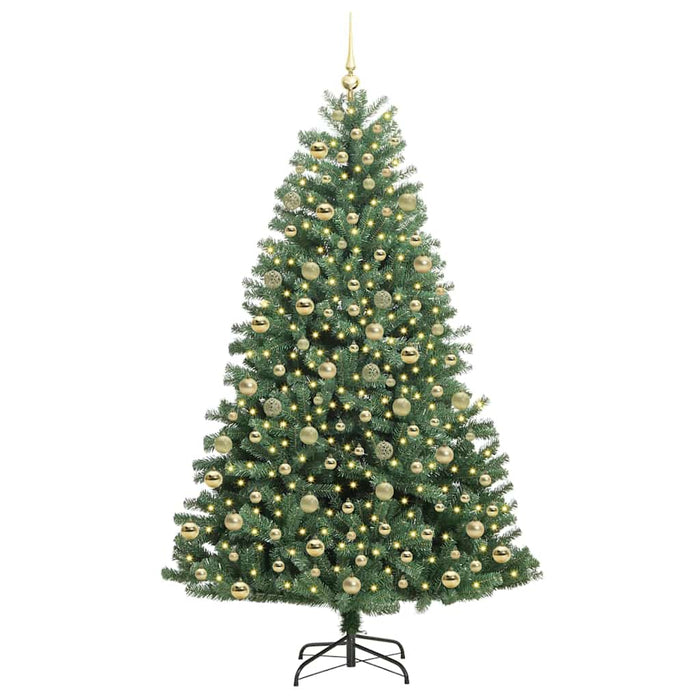 Brad de Crăciun artificial cu ramuri articulare Verde 210 cm WALTI
