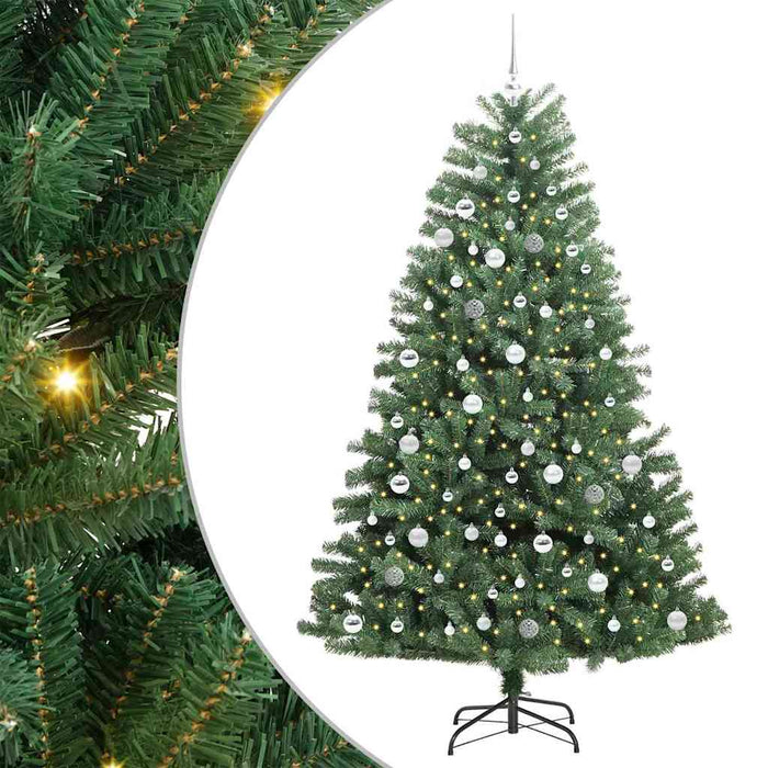 Brad de Crăciun artificial cu ramuri articulare Verde 210 cm WALTI