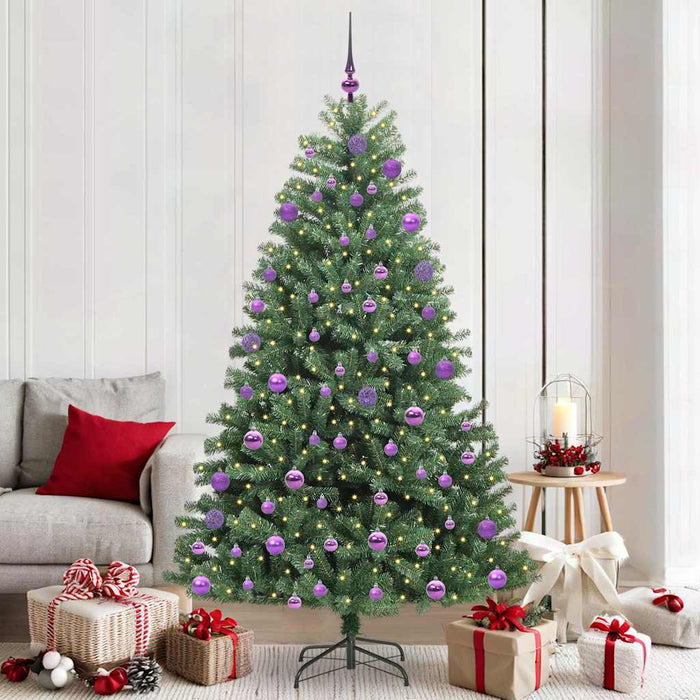 Brad de Crăciun artificial cu ramuri articulare Verde 210 cm - WALTI WALTI
