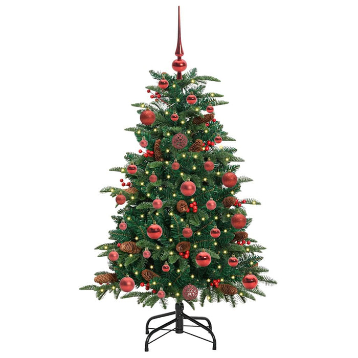 Brad de Crăciun artificial Verde 120 cm PVC și metal și plastic WALTI