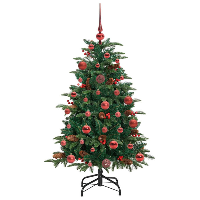 Brad de Crăciun artificial Verde 120 cm PVC și metal și plastic WALTI