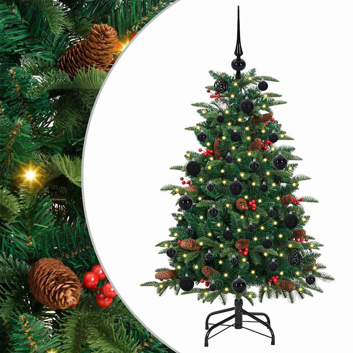 Brad de Crăciun artificial Verde 120 cm PVC și metal și plastic WALTI