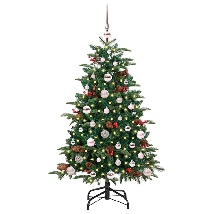 Brad de Crăciun artificial Verde 120 cm PVC și metal și plastic WALTI