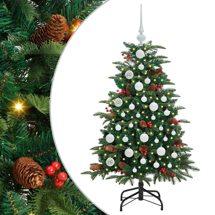 Brad de Crăciun artificial Verde 120 cm PVC și metal și plastic WALTI
