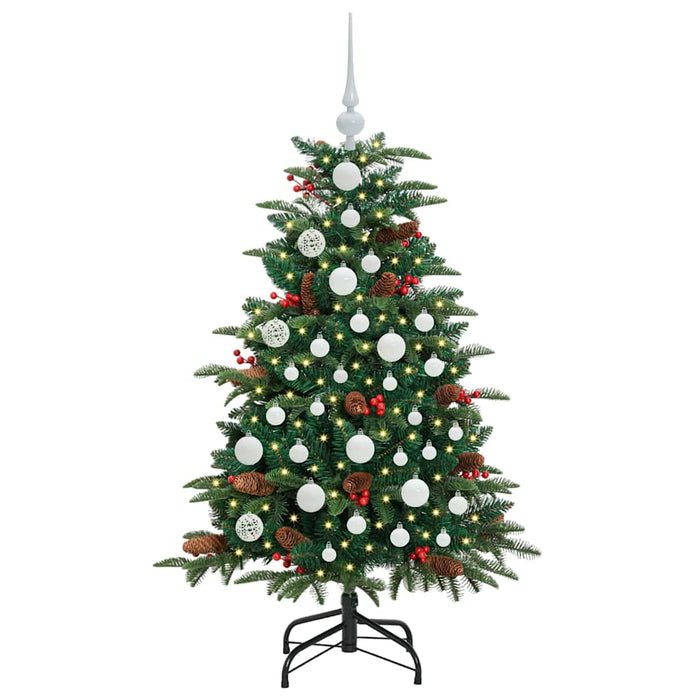 Brad de Crăciun artificial Verde 120 cm PVC și metal și plastic WALTI