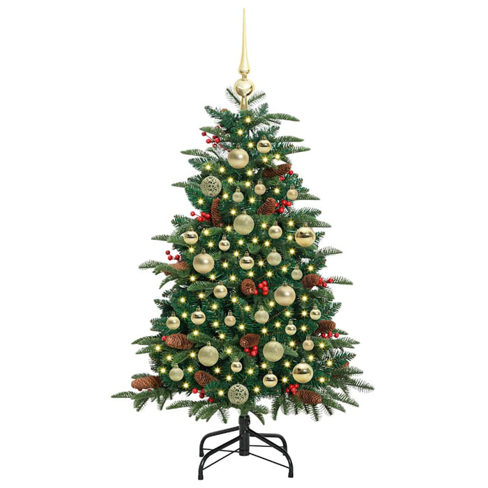 Brad de Crăciun artificial Verde 120 cm PVC și metal și plastic WALTI