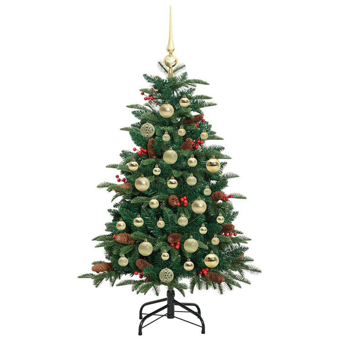 Brad de Crăciun artificial Verde 120 cm PVC și metal și plastic WALTI