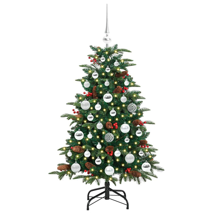 Brad de Crăciun artificial Verde 120 cm PVC și metal și plastic WALTI