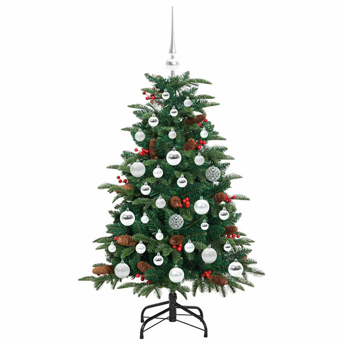 Brad de Crăciun artificial Verde 120 cm PVC și metal și plastic WALTI