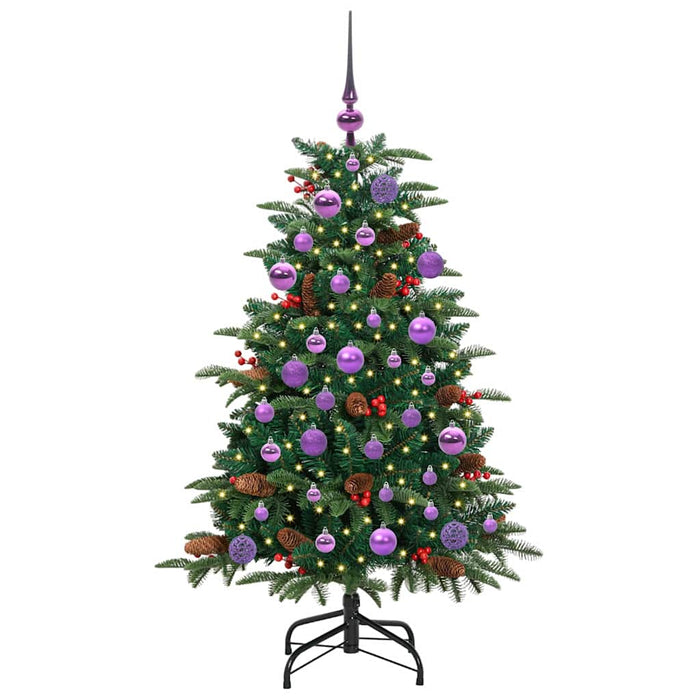 Brad de Crăciun artificial Verde 120 cm PVC și metal și plastic WALTI