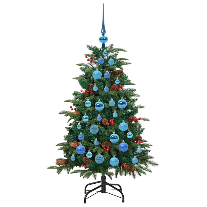 Brad de Crăciun artificial Verde 120 cm PVC și metal și plastic WALTI