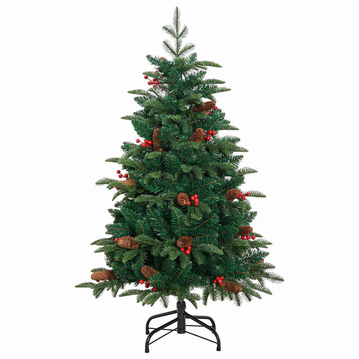Brad de Crăciun artificial Verde 120 cm PVC și metal și plastic WALTI