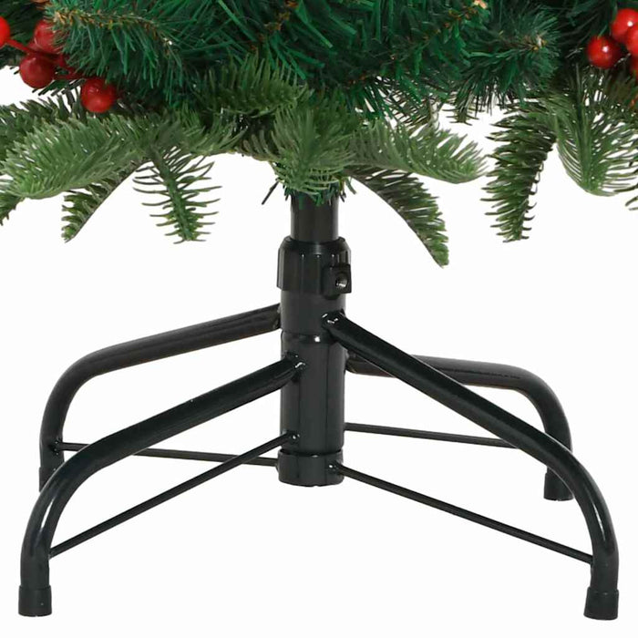 Brad de Crăciun artificial Verde 150 cm PVC și metal și plastic - WALTI WALTI