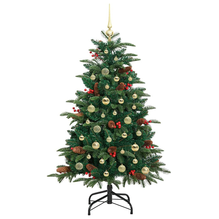 Brad de Crăciun artificial Verde 150 cm PVC și metal și plastic - WALTI WALTI
