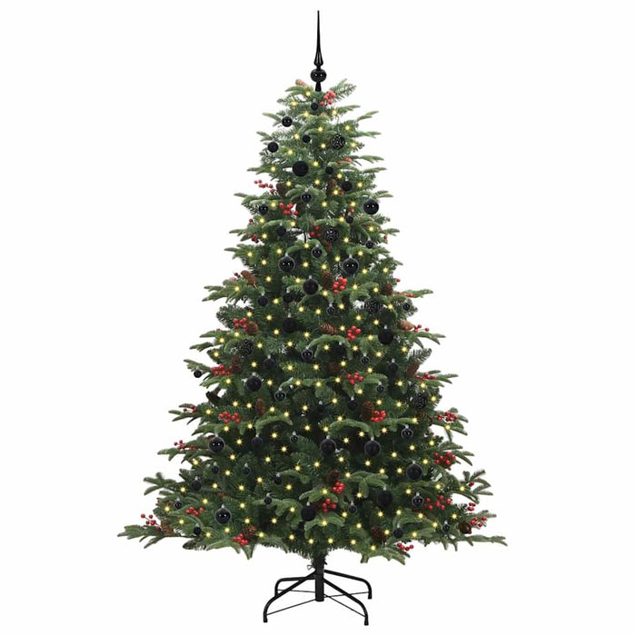 Brad de Crăciun artificial Verde 210 cm PVC și metal și plastic - WALTI WALTI