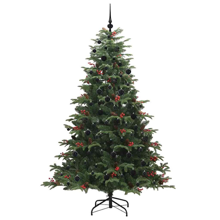 Brad de Crăciun artificial Verde 210 cm PVC și metal și plastic - WALTI WALTI