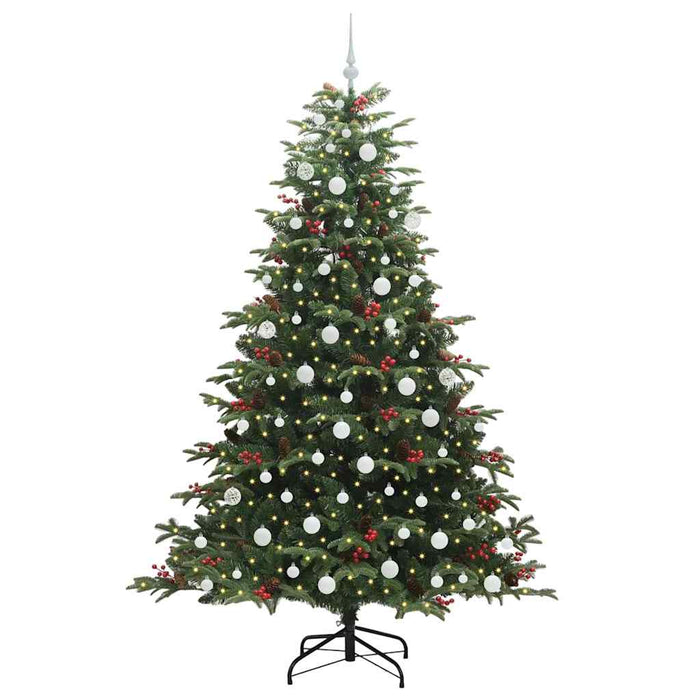 Brad de Crăciun artificial Verde 210 cm PVC și metal și plastic - WALTI WALTI