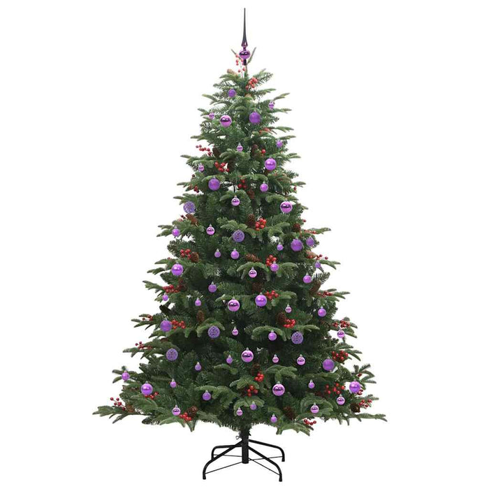 Brad de Crăciun artificial Verde 210 cm PVC și metal și plastic - WALTI WALTI