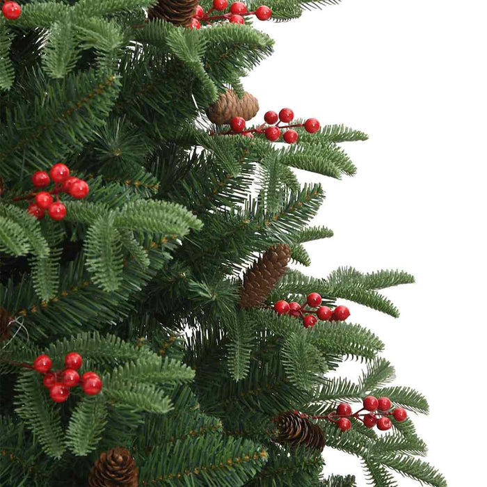 Brad de Crăciun artificial Verde 240 cm PVC și metal și plastic WALTI