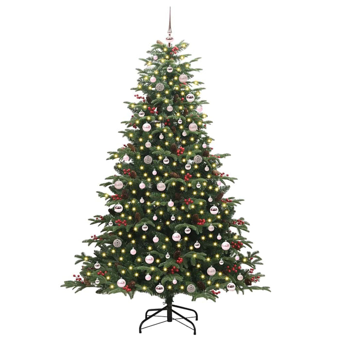 Brad de Crăciun artificial Verde 240 cm PVC și metal și plastic - WALTI WALTI