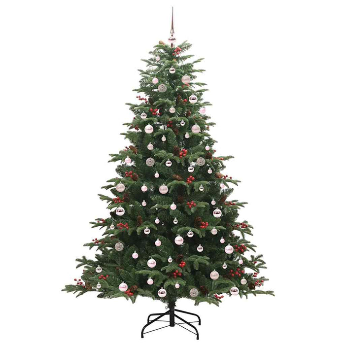 Brad de Crăciun artificial Verde 240 cm PVC și metal și plastic - WALTI WALTI