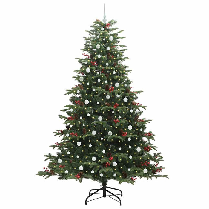 Brad de Crăciun artificial Verde 240 cm PVC și metal și plastic - WALTI WALTI