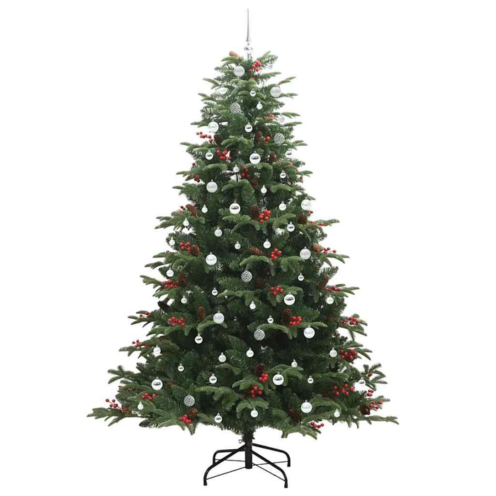 Brad de Crăciun artificial Verde 240 cm PVC și metal și plastic WALTI
