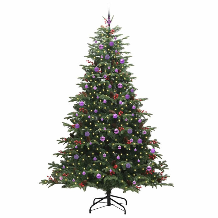 Brad de Crăciun artificial Verde 240 cm PVC și metal și plastic - WALTI WALTI
