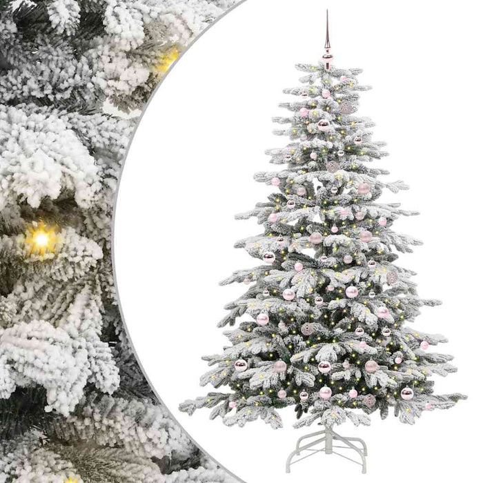 Brad de Crăciun artificial cu ramuri articulare Alb 210 cm - WALTI WALTI