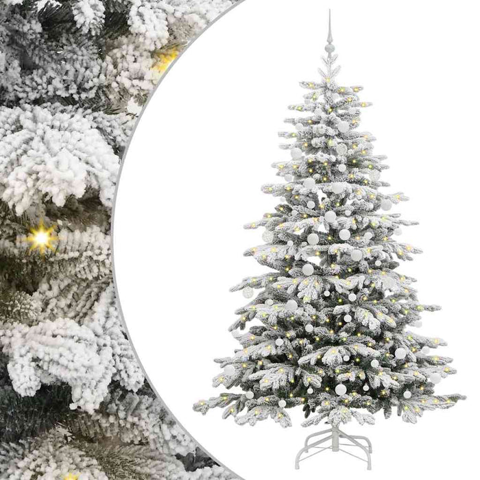 Brad de Crăciun artificial cu ramuri articulare Alb 210 cm - WALTI WALTI